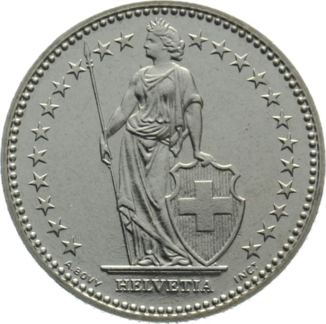 1 Franken 1983 o. Mzz.